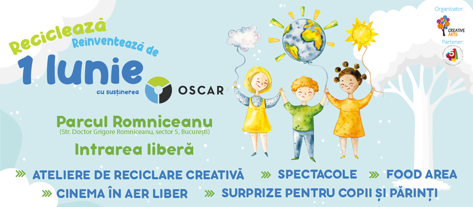 Reciclează. Reinventează de 1 iunie cu OSCAR Downstream!